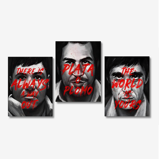 Cartel Bosses-Canvas x3